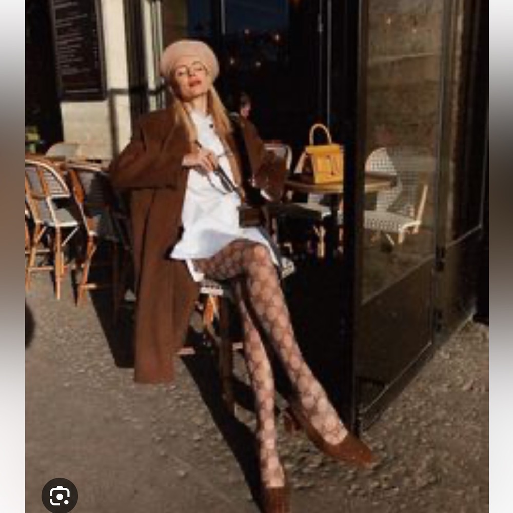 Gucci Beige Patterned Hosiery - Picture 13 of 13